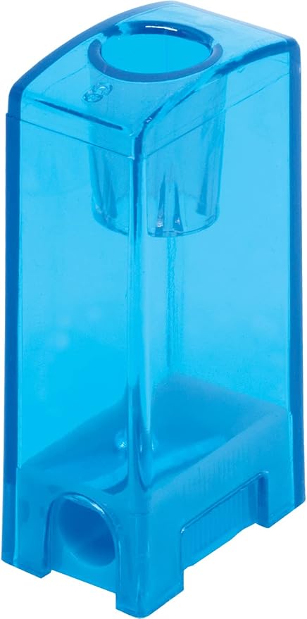 Helix Pencil & Crayon Canister Sharpener, Assorted Colors (37112)