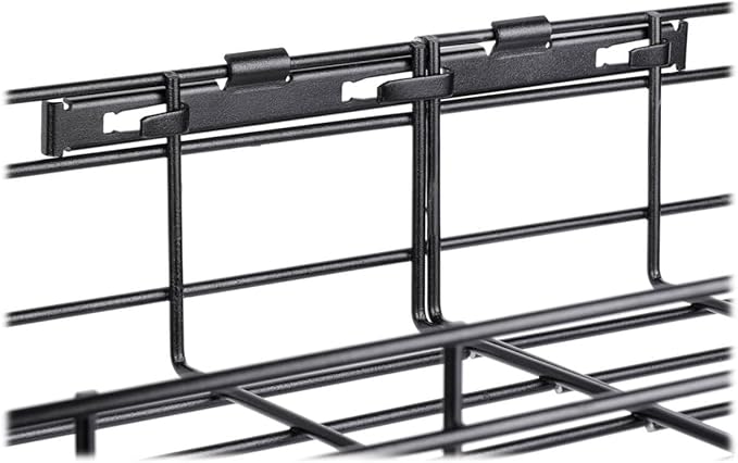 Tripp Lite Wire Mesh Cable Tray Management Organization, Ideal for Industrial & Data Centers, 2 Pack, 12 inches x 2 inches x 5 Feet / 300 x 50 x 1500 millimeters, 5-Year Warranty (SRWB12210X2STR)