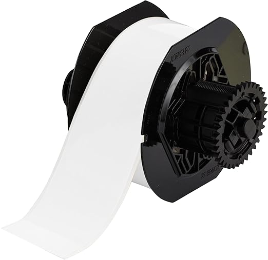 Brady B30C-2250-595-WT 100' Length x 2.250" Width, B-595 Vinyl, White BBP31 Indoor/Outdoor Tape