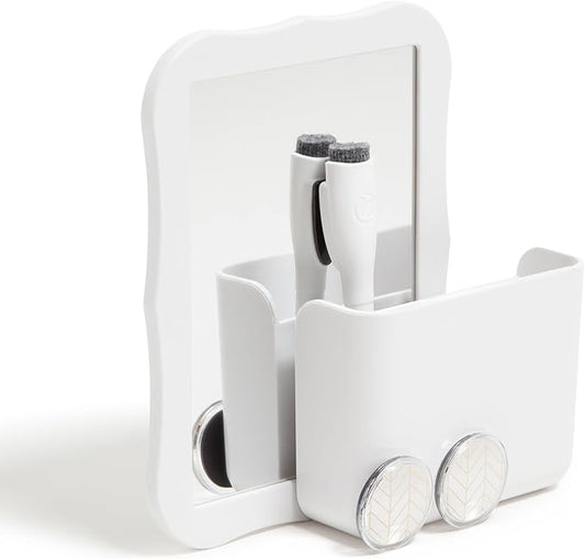 U Brands Magnetic Locker Accessory Kit, Set Of 5, White