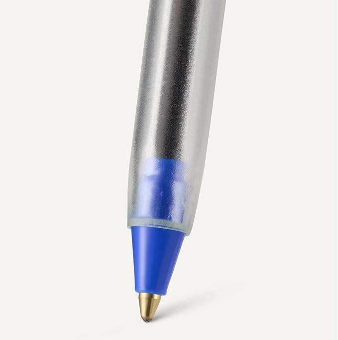 Amazon Basics Ballpoint Pens, Medium Point 1.0mm, Blue Ink, 144-Pack