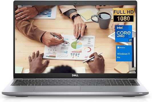 Dell Precision 3560 Mobile Workstation Laptop Computer, 15.6" FHD(1920x1080) Business Notebook PC, Core i7-1185G7 Upto 4.4 GHz, 16GB RAM 512GB SSD, Webcam, WiFi/BT, Windows 11 Pro (Renewed)