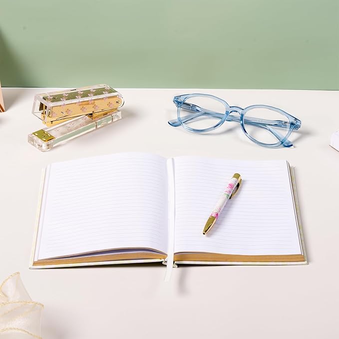 Laura Ashley Premium Hardcover Writing Journal | 256 Lined Pages | Elegant Floral Design | Perfect for Diaries, Notes, and Gift Giving (Green - A5-6-x-8 Inches)