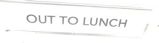 Out to Lunch Desktop Nameplate