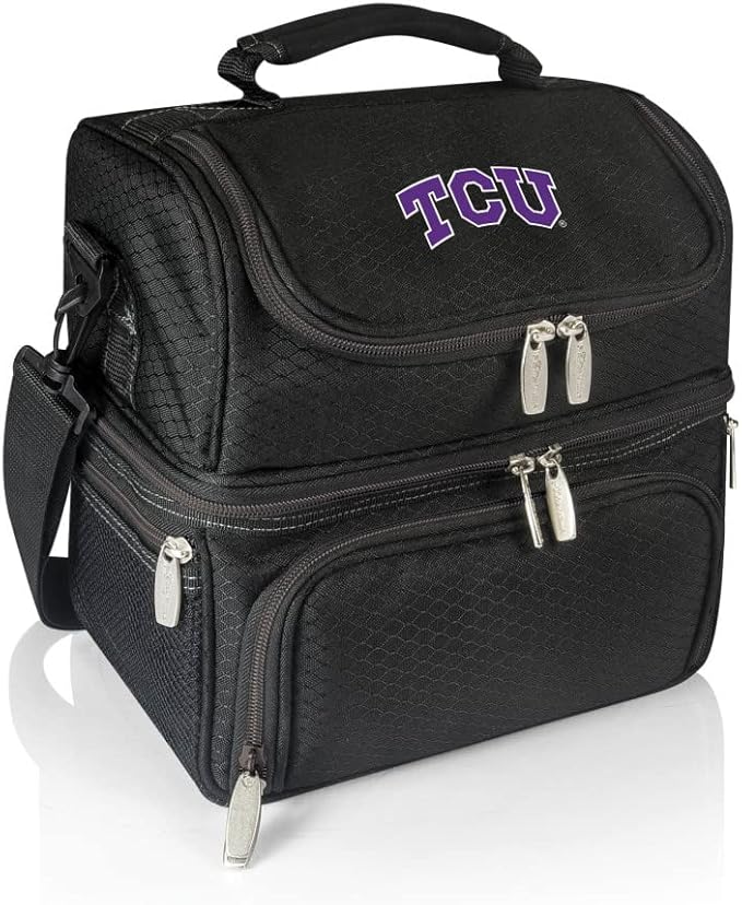 PICNIC TIME NCAA Nebraska Cornhuskers Pranzo Lunch Bag - Insulated Lunch Box with Picnic Set - Lunch Cooler Bag
