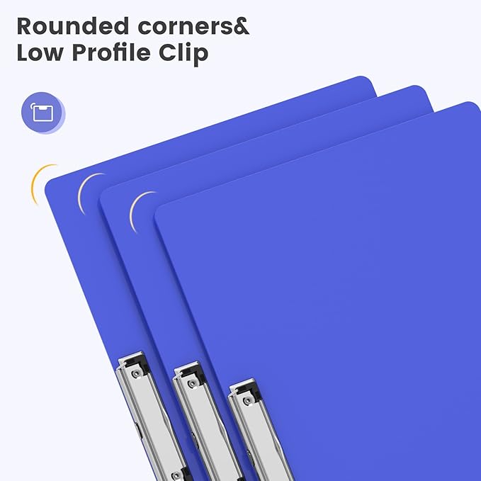 Extra Large 11x17 Clipboards, Plastic Blues Drawing Boards, Horizontal Clip Board, Landscape Layout. Suitable for Watercolor, Sketching, Painting. Art & Drafting Supply