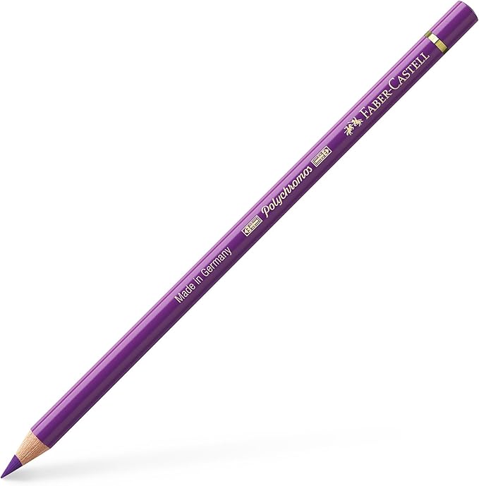 Faber Castel Polychromos Colored Pencils, 160, Manganese Violet, 6 Count