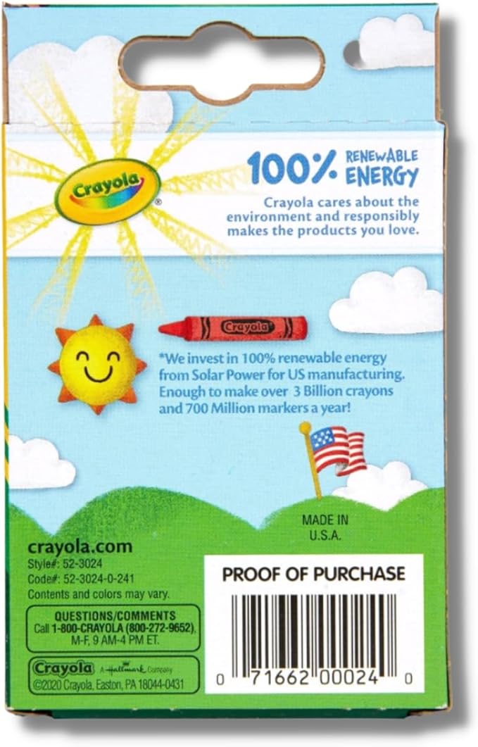 Classic Color Pack Crayons (24/Box) [Set of 3]