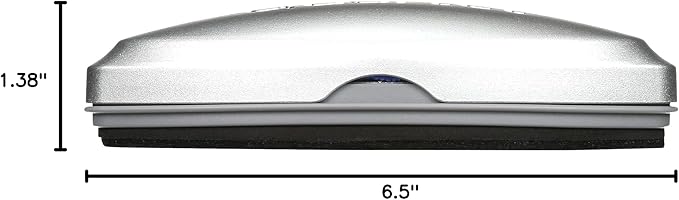 Quartet Glass Dry Erase White Board Eraser, Magnetic, Whiteboard Eraser, Silver (SFEB3)