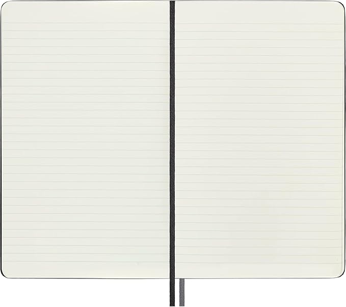 Moleskine Classic Expanded Notebook, Hard Cover, Large (5" x 8.25") Ruled/Lined, Black, 400 Pages