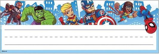 Eureka Classroom Name Plates, Self Adhesive - Marvel Super Hero Adventure
