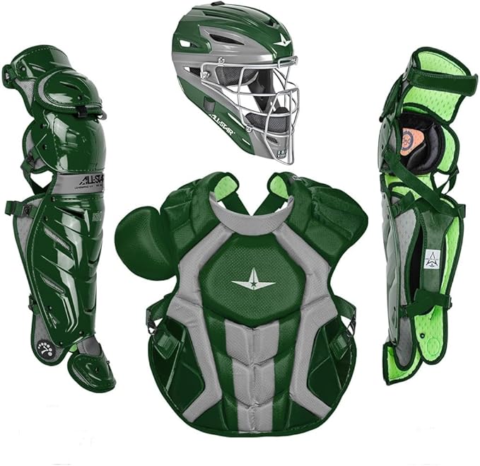 All-Star S7 Axis for Adults - Baseball Catching Equipment Kit (Catching Helmet, Chest Protector, Leg Guards), NOCSAE Standard