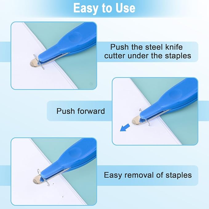 5 Pack Magnetic Staple Remover Tools, Professional Stapler Removers Staple Puller Remover for Classroom, Multicolored Stapler Remover Tool Staple Remover Stick for Home School Office (5 Colors)