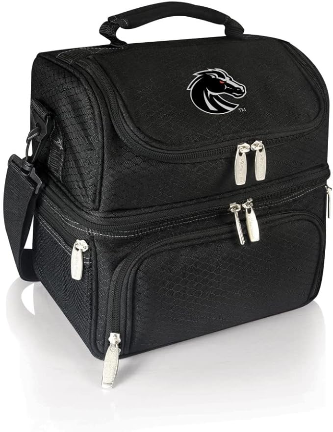 PICNIC TIME NCAA Nebraska Cornhuskers Pranzo Lunch Bag - Insulated Lunch Box with Picnic Set - Lunch Cooler Bag