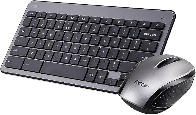 Acer Keyboard & Mouse Bundle: Includes RF Optical Mouse, Keyboard and USB Receiver
