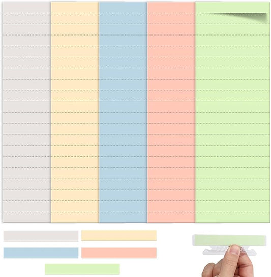 100 Pcs Hanging File Folder Tab Inserts 4 Inch Colored Blank File Tab Hanging File Folders Labels Paper Inserts Thick 300Gsm Cardstock for 4 Inch Hanging Folder Tab