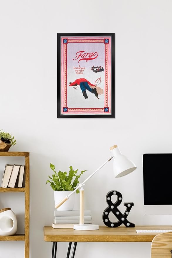 Fargo (1996) - One Sheet Wall Poster, 22.4L" x 14.7W", Black Framed Version