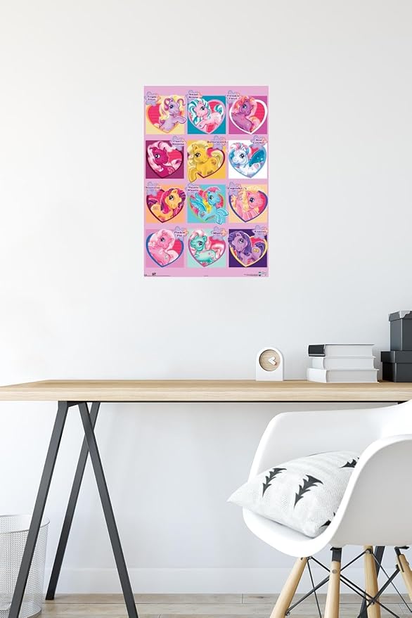Trends International Hasbro My Little Pony - Chart Wall Poster, 14.725" x 22.375", Premium Unframed Version