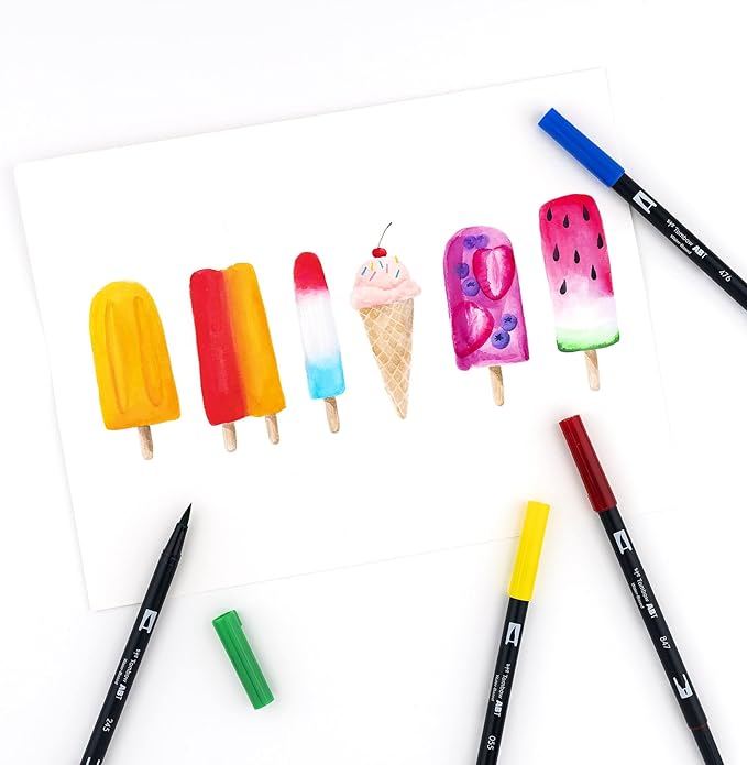Tombow Dual Brush Pens, 10/set
