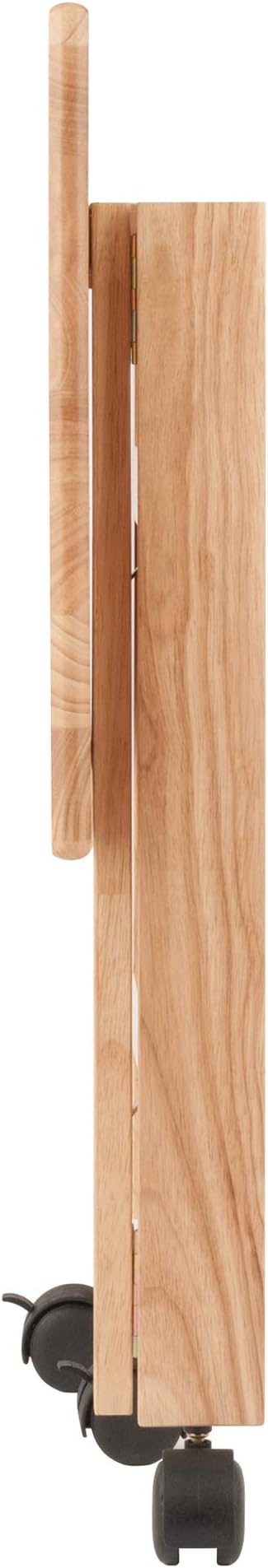 Winsome Mission 2-Shelf Wood Mobile Printer Stand, Brown (81628)