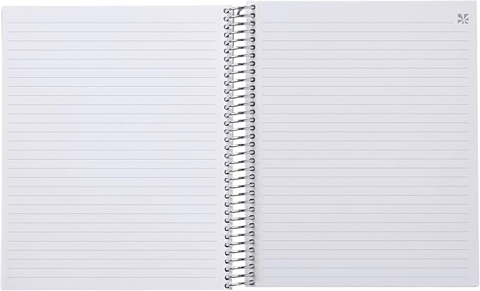 Erin Condren Lined 7x9 Bold Blooms Cover Notebook Spiral Bound Journal for Writing, and Note Taking, Premium Paper, Stylish Floral Cover, Perfect for School, Office, and Creative Planning