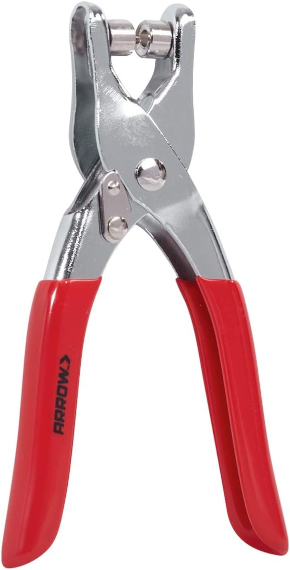 Arrow GEPK532 Eyelet Tool Kit, Hole Punch Pliers for Fabric, Leather, Canvas, Includes 100 Eyelets, 5/32-Inch, Gold,silver