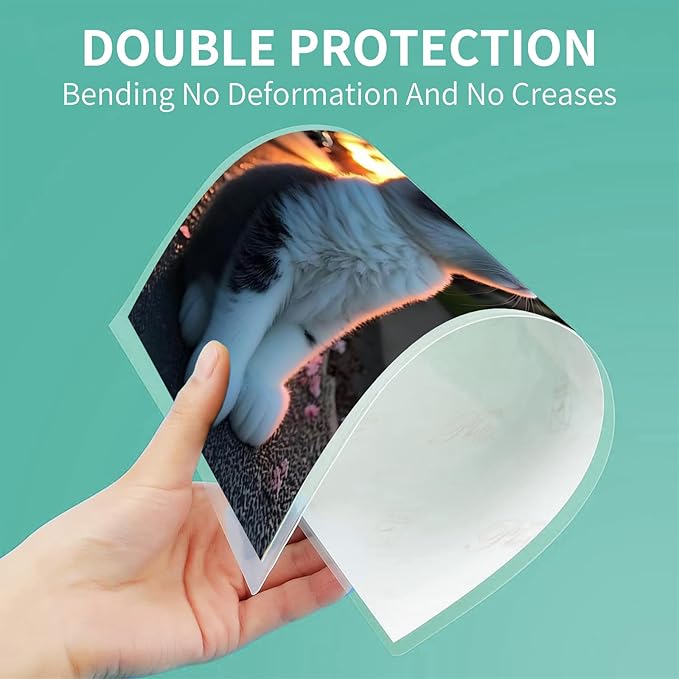 Thermal Laminating Sheets, 9” x 11.5” Laminating Sheets, 3 Mil Thickness Clear Laminating Pouches, Compatible Thermal Laminators, 500 Packs.