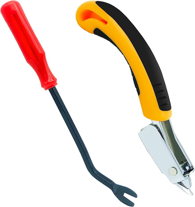 Upholstery Staple Remover, Staple Puller, Upholstery Tools Tack Lifter, Nail Puller Carpet Staple Remover Tool for Furniture Floor Carton Photo Frame Office 2pcs