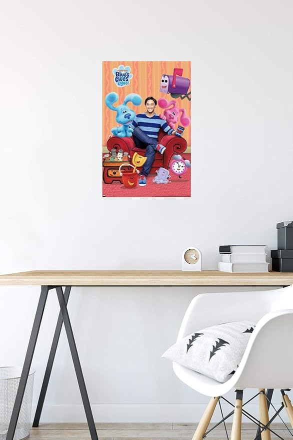 Nickelodeon Blue's Clues - Group Wall Poster, 22.4L" x 14.7W", Premium Unframed Version