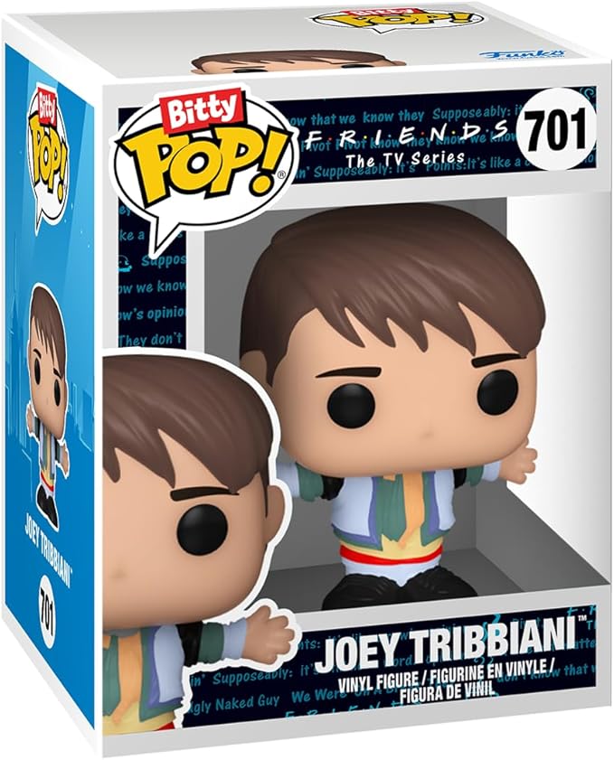 Funko Bitty POP! Friends - Phoebe, 4-Pack and A Surprise Mystery Mini Figure - 0.9 Inch (2.2 Cm) Collectable - Stackable Display Shelf Included - Gift Idea - Party Bags Stocking - Cake Topper