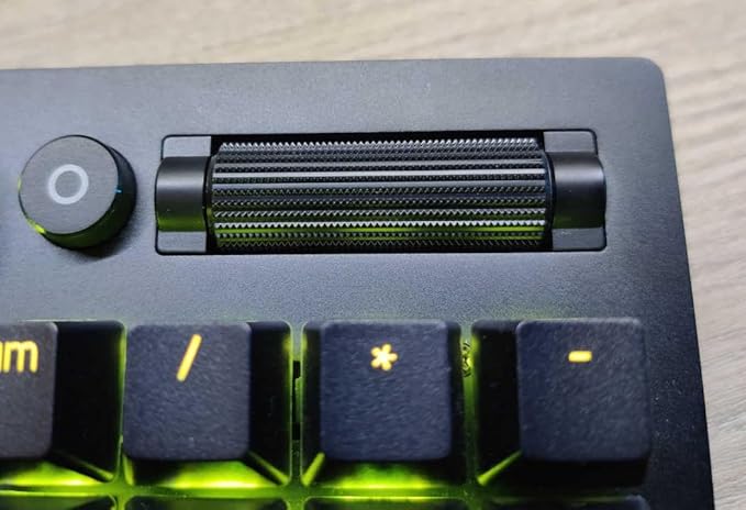 Razer BlackWidow V3 Mechanical Gaming Keyboard: Green Mechanical Switches - Tactile & Clicky - Chroma RGB Lighting - Compact Form Factor - Programmable Macro Functionality - USB Passthrough (Renewed)
