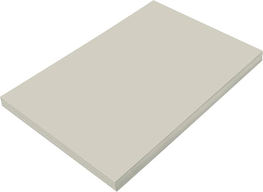 Prang (Formerly SunWorks) Construction Paper, Gray, 12" x 18", 100 Sheets