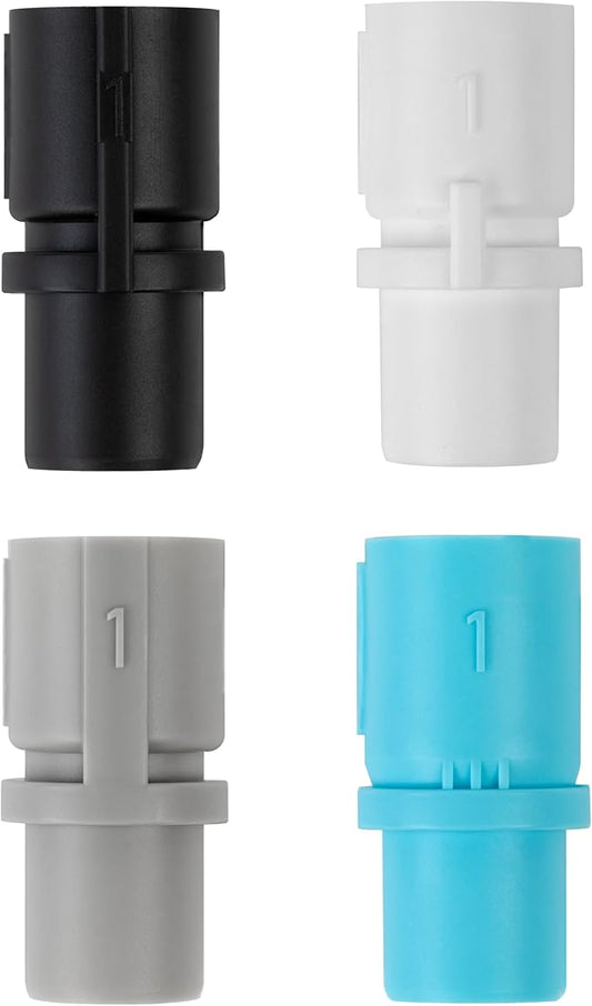 Silhouette Tool Adapter Set, 4-Piece Replacement Pen Holders for Cameo & Portrait Machines - Compatible with Pen Tools & Specialty Tips - Easy Snap-In Design for Smooth Cutting & Drawing
