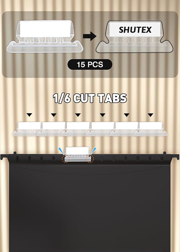 Extra Capacity Legal Size Hanging File Folders,12 Pack Reinforced Plastic Hanging Folder, Heavy Duty 2 Inch Expansion, Filing Cabinet Folders for Bulky Files, Medical Charts, Black