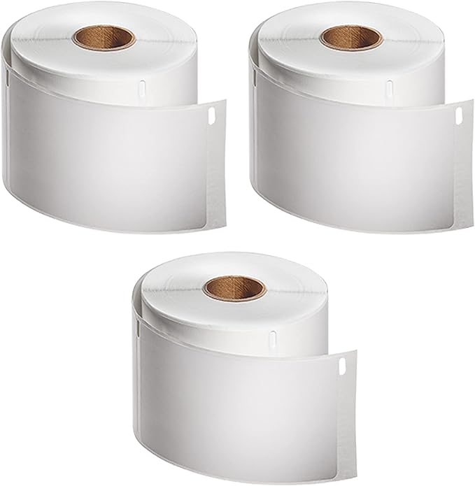 DYMO Authentic LW Large Shipping Labels for LabelWriter Label Printers, Print Up to 6-Line Addresses, 2-5/16" x 4", 3 Rolls of 300 (900 Total)