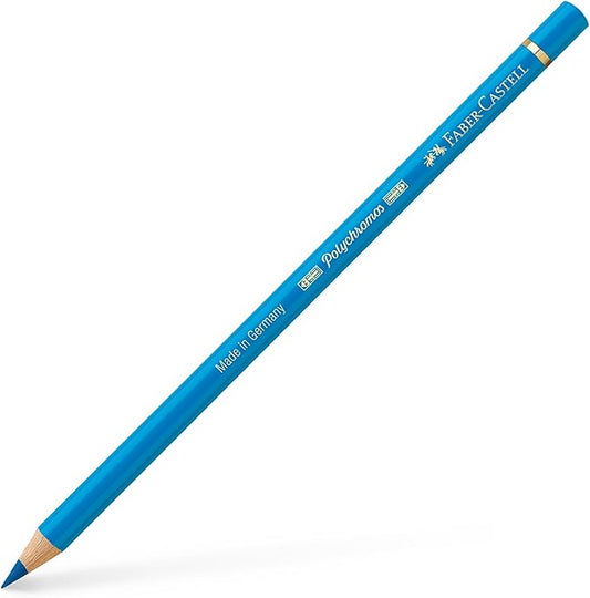Faber Castell Polychromos Colored Pencils, 110, Phthalo Blue, Pack of 6