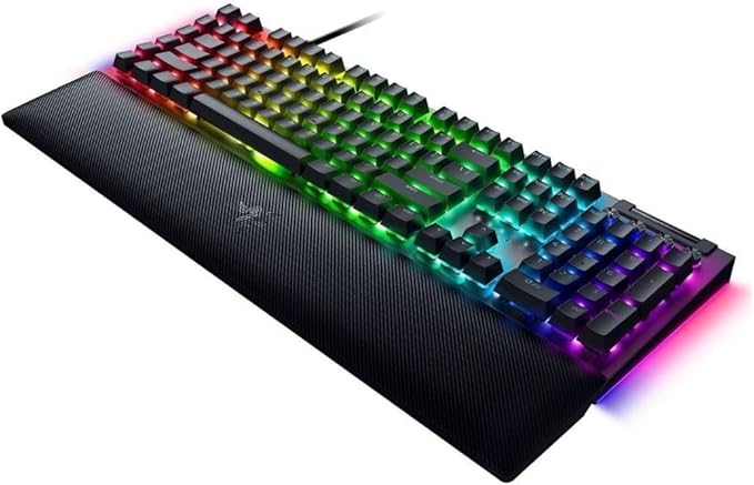 Razer RZ03-04690200 BlackWidow V4 Full Size Wired Mechanical Green Switch Gaming Keyboard with Chroma RGB