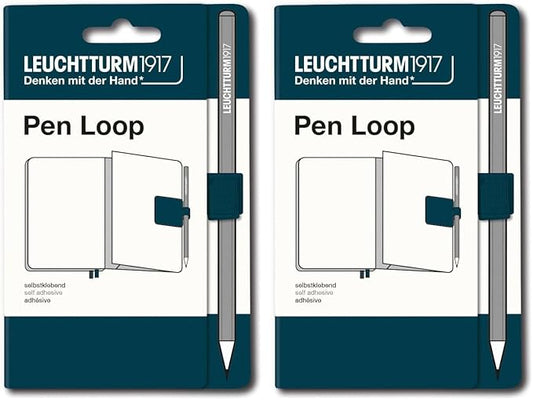 LEUCHTTURM1917 Deep Sea blue, Pen Loop (Pack of 2)
