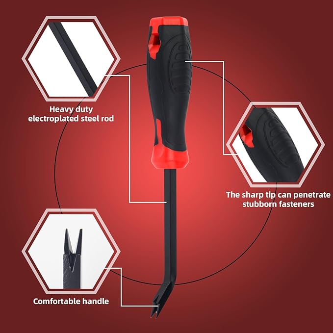 Staple Remover Staple Puller, Heavy Duty Stapler Remover Upholstery Staple Remover Tool, Nail Puller Remover Tool for Carpet,Wood,Floor, Furniture, Construction