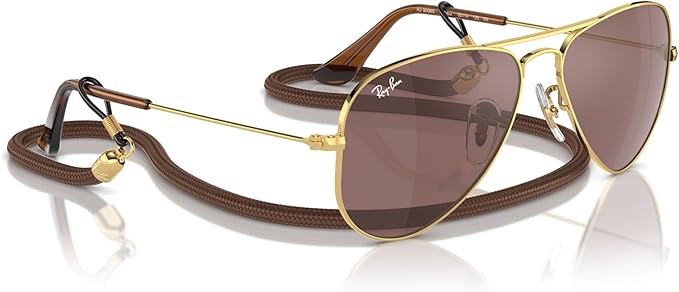 Ray-Ban Junior Kids' Rj9506s Metal Aviator Sunglasses