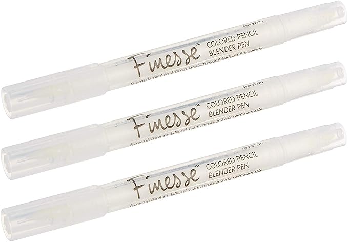 Speedball Art Products Finesse Artist Colored Pencil Blender, 3-Pack