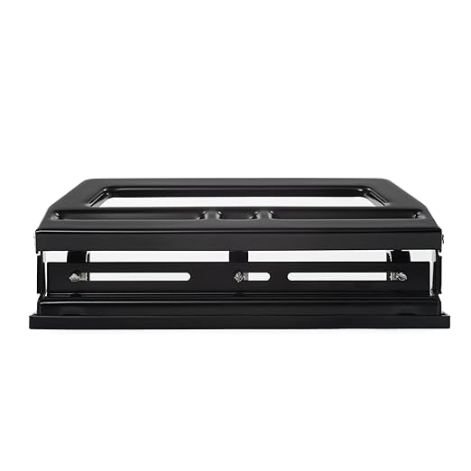 School Smart Black Steel Heavy-Duty 3 or 2-Hole Punch - 038174