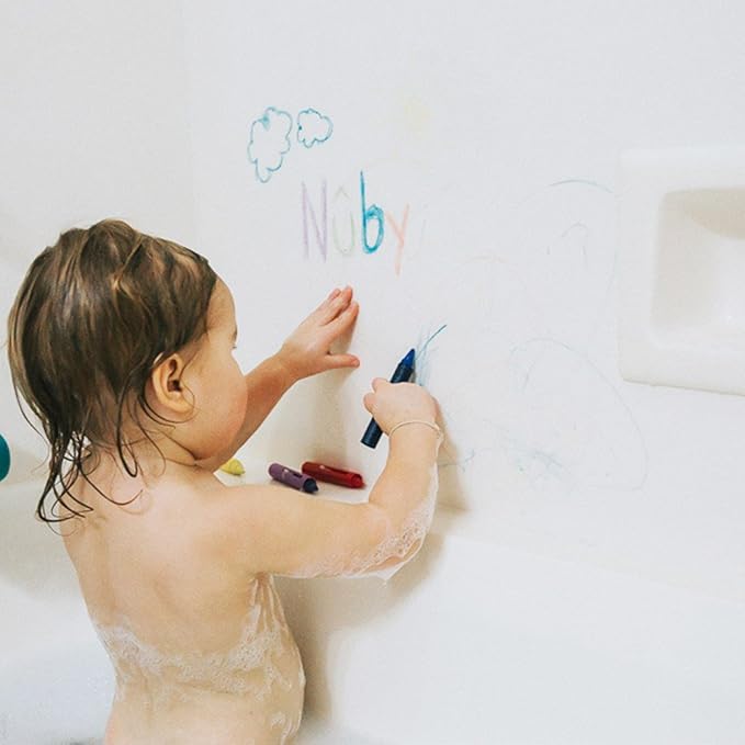 Nuby 5-Pack Easy Clean Bath Time Crayons