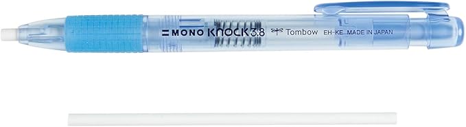 Tombow Mono Knock Eraser, Blue, 1-Pack (82044)