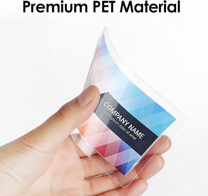 KTRIO 30 Pack Self Sealing Laminating Pouches, 2.6” x 3.9”, 10 Mil Thick Self Adhesive Laminating Sheets, Business Card Laminating Paper, Clear Laminate Sheets, No Laminator Machine Needed, No Heat