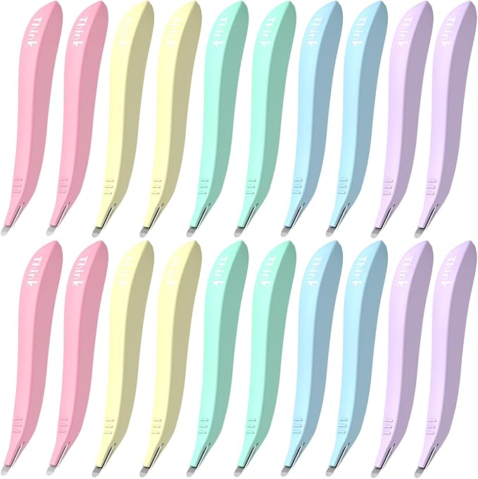 THINKLEARN 20 PCS Magnetic Staple Remover Tool Bulk- Professional Multicolored Stapler Remover Staple Remover Stick for Quick & Effortless Staple Removal, for Office, School, Home Use