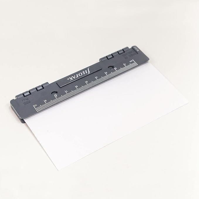 Filofax Organizer Accessory, Portable Hole Punch, 5.125'' x 3.312'', Black, Pocket Size (B210118)
