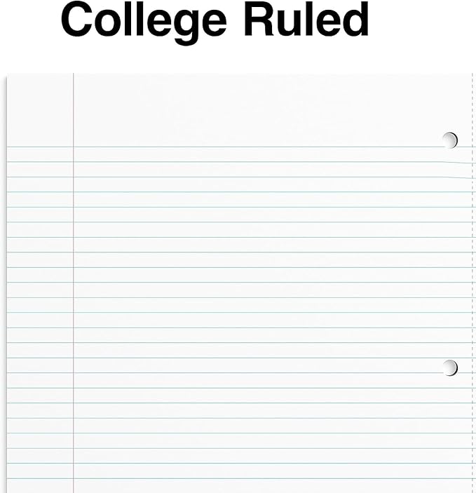 STAPLES Durable Poly Cover 1‑Subject Notebook, 8.5” x 11”, College Ruled, Pink