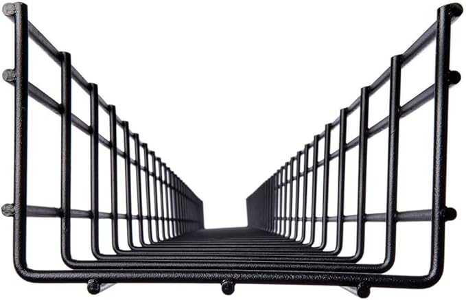Tripp Lite Wire Mesh Cable Tray Management Organization, Ideal for Industrial & Data Centers, 2 Pack, 6 inches x 4 inches x 5 Feet / 150 x 100 x 1500 millimeters, 5-Year Warranty (SRWB6410X2STR)