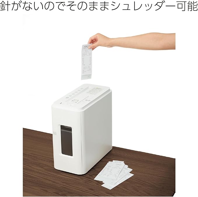 Kokuyo Stapleless Stapler, Harinacs Desktop & Handheld Staple-Free, Up to 5 Sheets No Staple Binding, Portable Compact Holeless Stapler, Salmon Pink, Japan Import (SLN-MPH105VP)